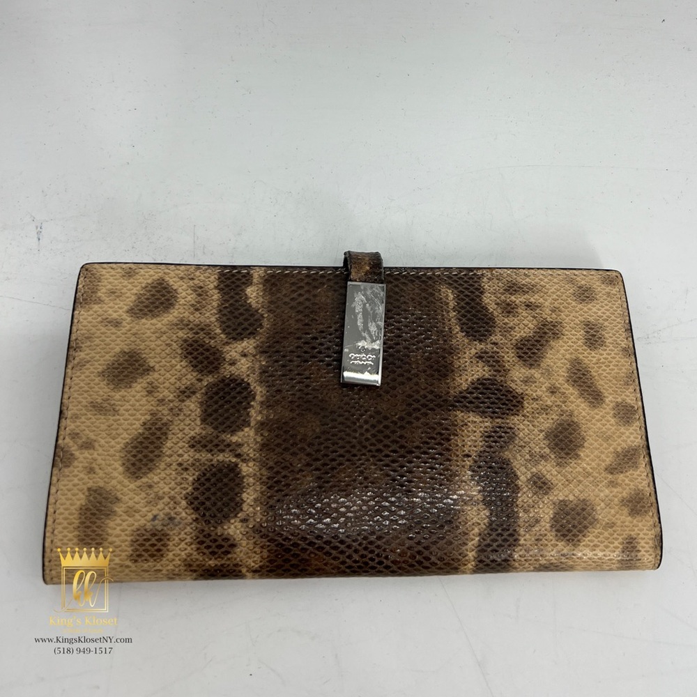 🤎SOLD🤎Gucci limited python skin wallet - Picture 2 of 11